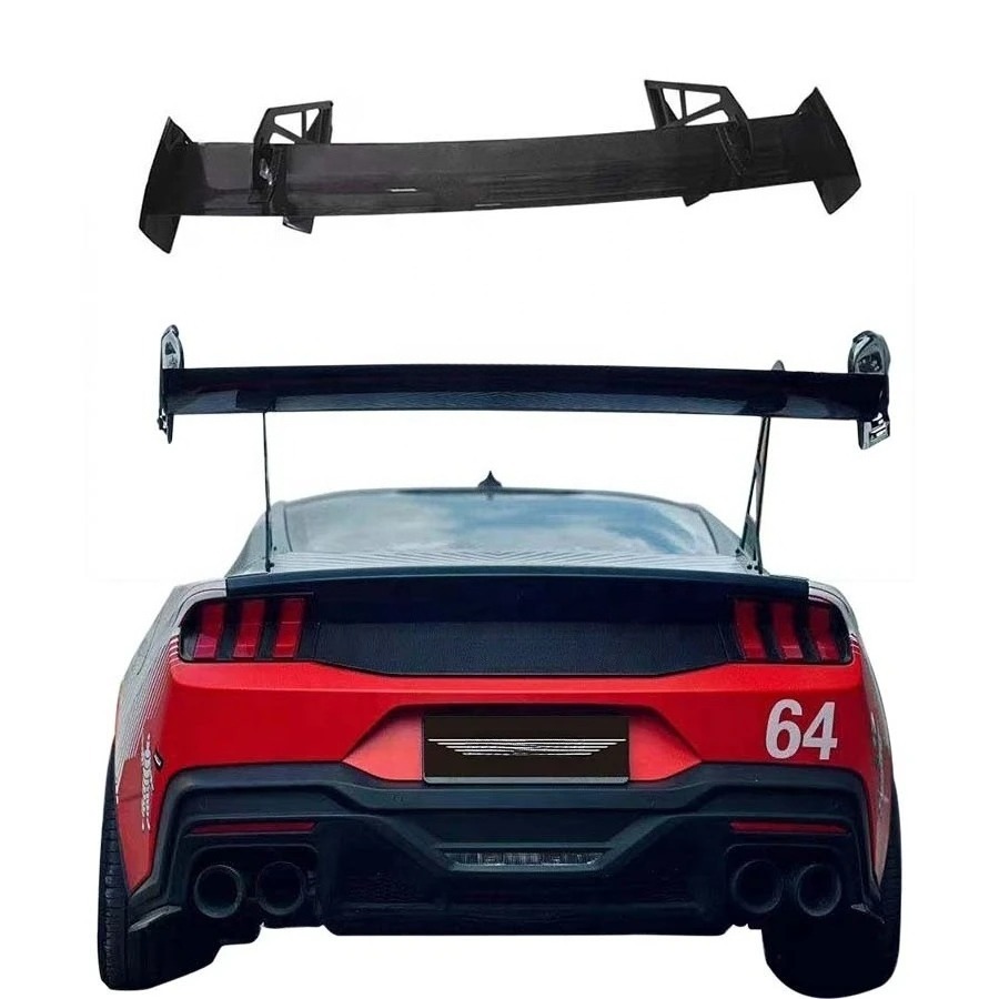 GT3 Style Dry Carbon Fiber Polished Single Rear Spoiler for 2024  Dark Horse S650 with 2-Year Warranty